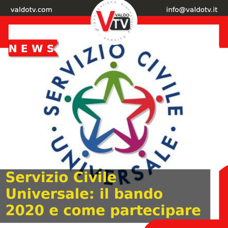 Servizio Civile Universale: Il Bando 2020 E Come Partecipare - Valdo Tv